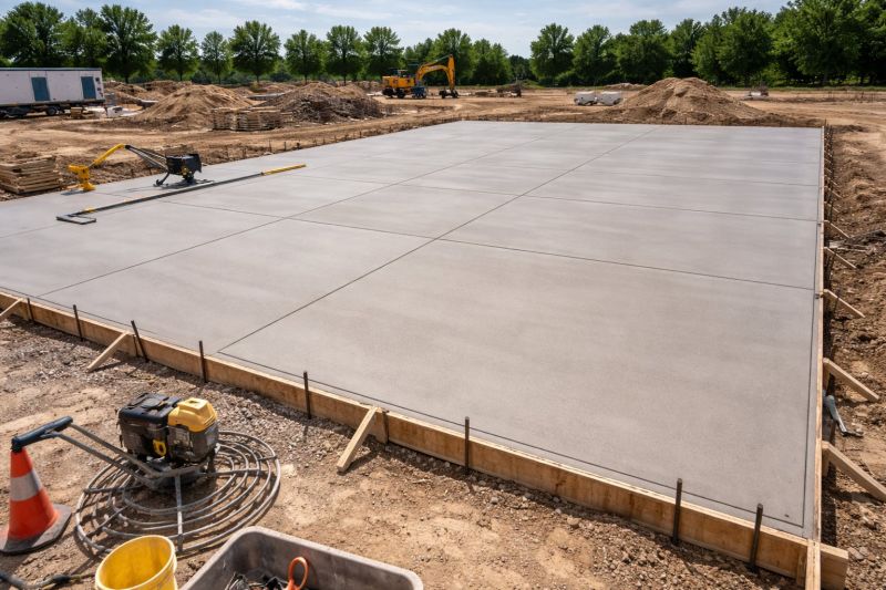 Commercial Slab Installation in Belmont, NC