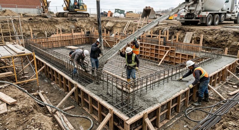 Concrete Basement Pouring in Gastonia, NC