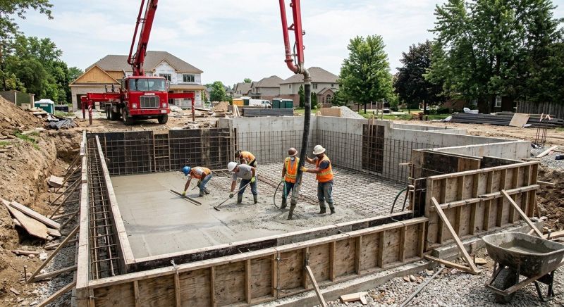 Concrete Basement Pouring in Gastonia, NC