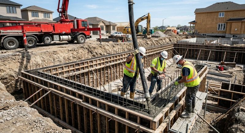 Foundation Wall Pouring in Denver, NC