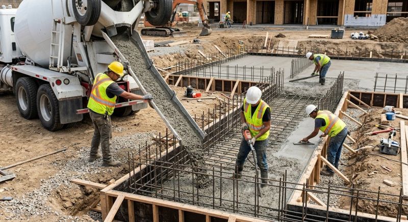 Foundation Wall Pouring in Rock Hill, SC